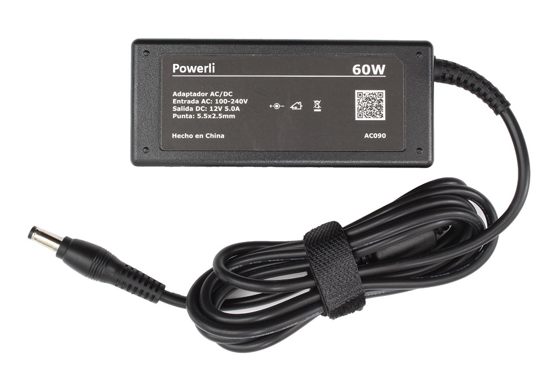 Cargador compatible con PowerLi 12V 5A 60W Punta: PowerLi Clasica 5.5*2.5mm