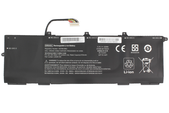 Bateria compatible con HP OR04XL