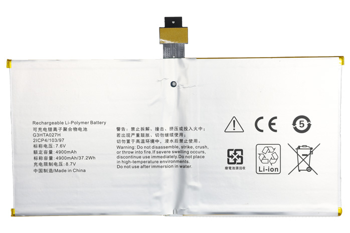 Bateria compatible con Microsoft G3HTA027H