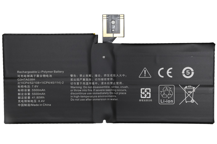 Bateria compatible con Microsoft G3HTA038H