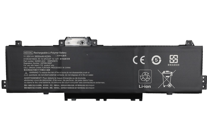 Bateria compatible con HP AE03XL